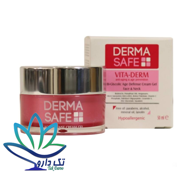 کرم ژل ضد چروک و مغذی پوست درماسیف