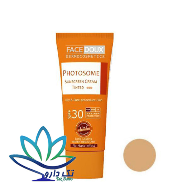 کرم ضد آفتاب رنگی فیس دوکس حجم 40 میلی لیتر کرم ضد آفتاب رنگی فیس دوکس حجم 40 میلی لیتر