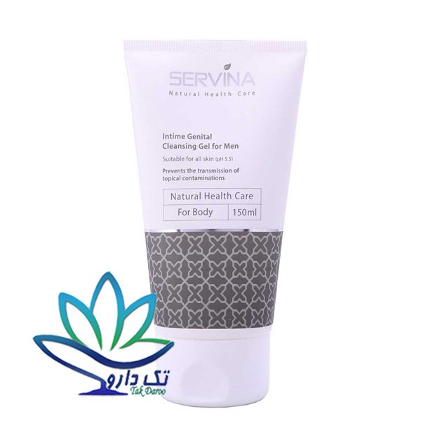 ژل بهداشتی آقایان سروینا ۱۵۰ میلی لیتر ژل بهداشتی آقایان سروینا ۱۵۰ میلی لیتر