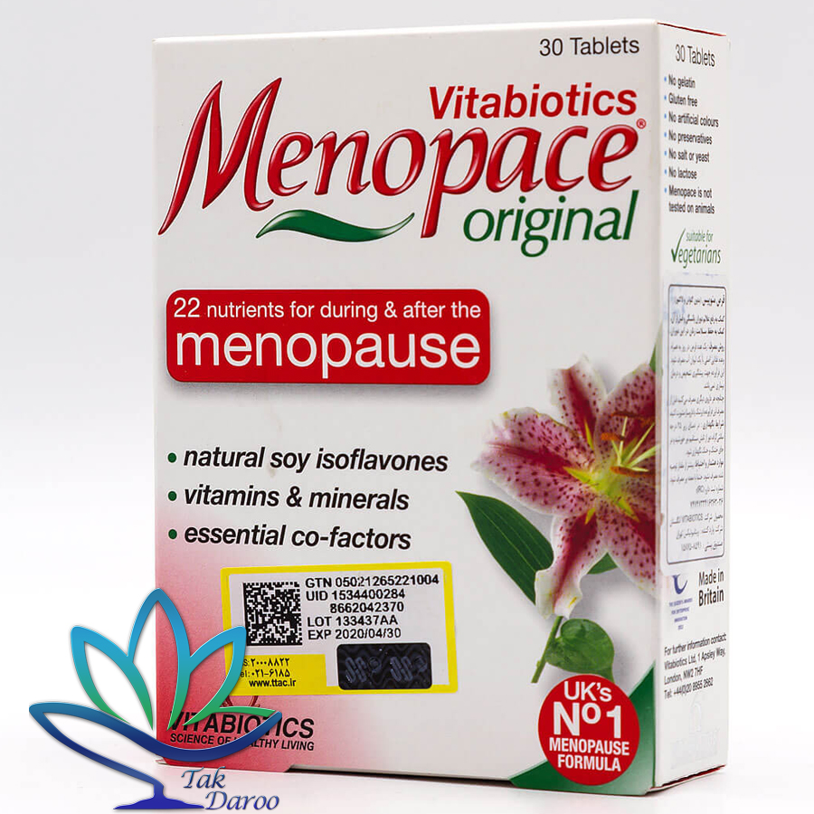 قرص منوپیس ویتابیوتیکس اورجینال مخصوص بانوان ۳۰ عدد