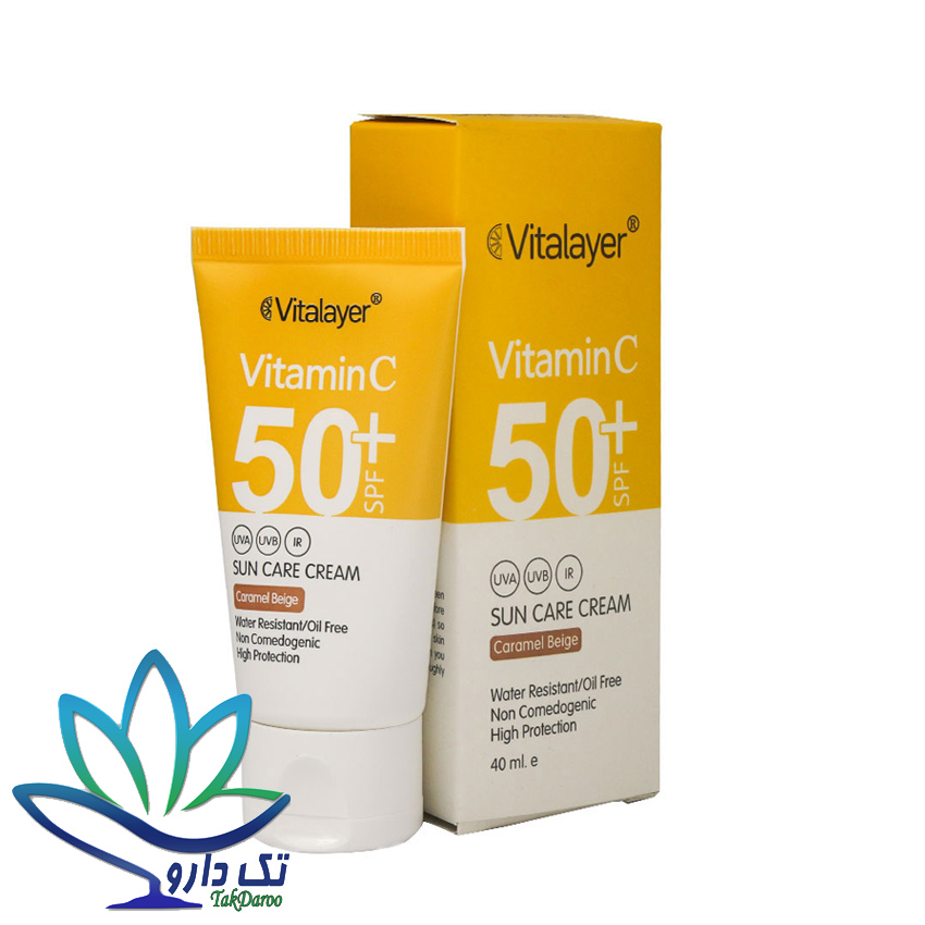 کرم ضد آفتاب رنگی ویتالیر 40 میلی لیتر