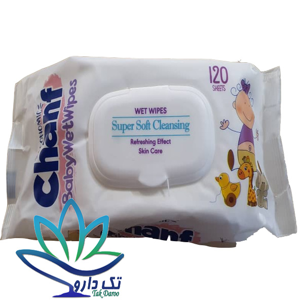 دستمال مرطوب کودک چانف بسته 120 عددی