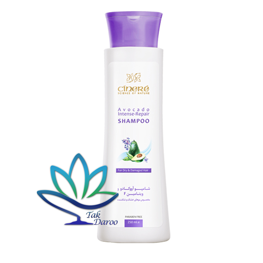 شامپو آووکادو و ویتامین F سینره مخصوص موهای خشک و شکننده ۲۵۰ میلی لیتر شامپو آووکادو و ویتامین F سینره مخصوص موهای خشک و شکننده ۲۵۰ میلی لیتر