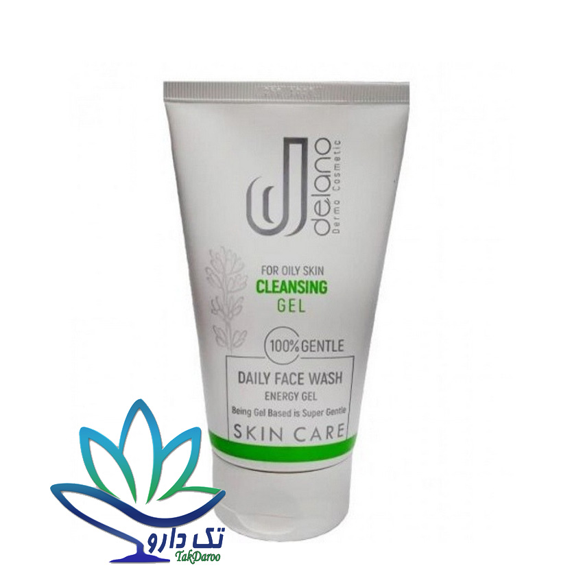 ژل شستشوی پوست چرب دلانو 150 میلی لیتر