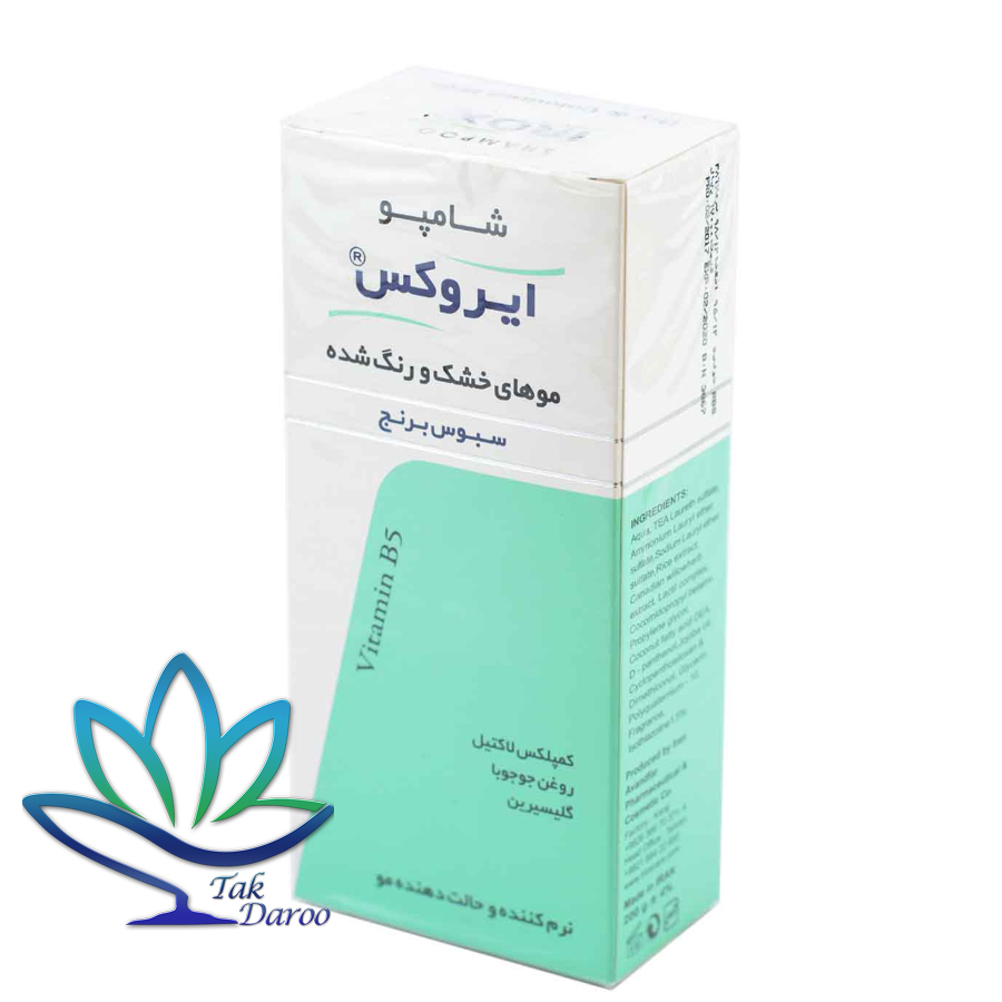 شامپو موهای خشک و رنگ شده سبوس برنج