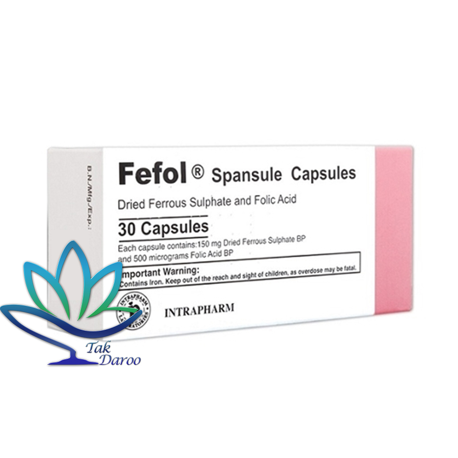 کپسول ففول اینترافارم 30 عددی
