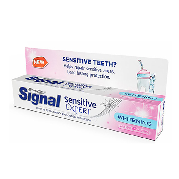 خمیر دندان سنستیو اکسپرت سیگنال مدل Whitening