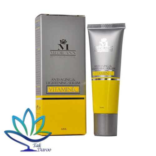 سرم حاوی ویتامین سی روشن کننده و کاهش دهنده چروک مدیلن 30 میلی لیتر