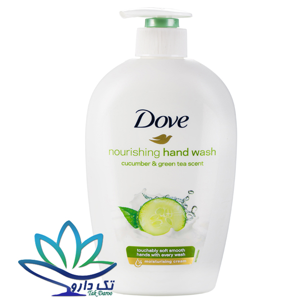مایع دستشویی کرمی با رایحه چای سبز و خیار حجم ۵۰۰ میلی لیتر داو