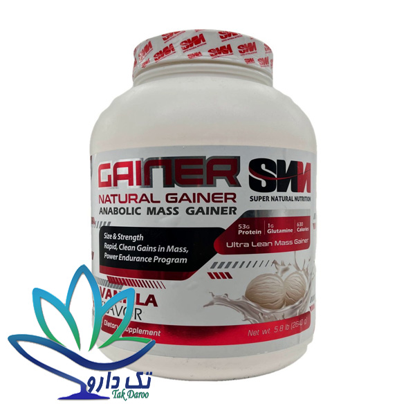 پودر گینر رپتور مس سوپر نچرال 2600 گرم اس ان ان