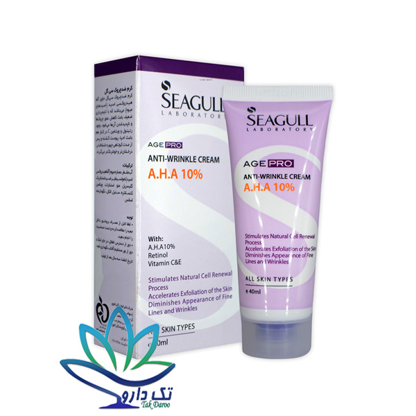 کرم ضد چروک 10 AHA درصد سی گل کرم ضد چروک 10 AHA درصد سی گل