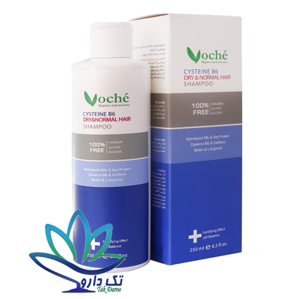 شامپو تقویت کننده مو وچه حاوی ویتامین سیستین B6 مناسب موهای خشک و معمولی حجم 250 میل شامپو تقویت کننده مو وچه حاوی ویتامین سیستین B6 مناسب موهای خشک و معمولی حجم 250 میل