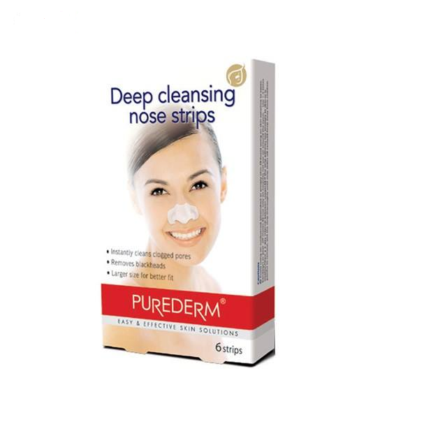 چسب ضد جوش سر سیاه قوی بینی پیوردرم 6 عددی چسب ضد جوش سر سیاه قوی بینی پیوردرم 6 عددی