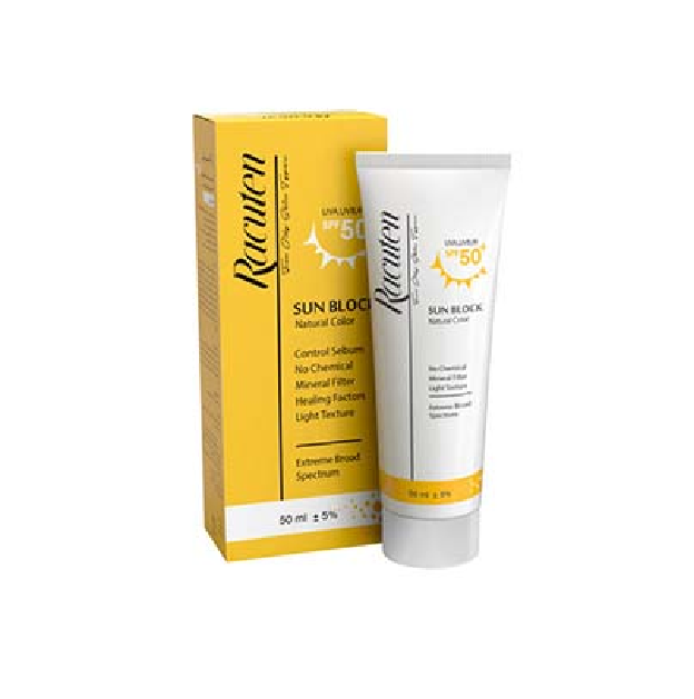 کرم ضد آفتاب رنگی راکوتن SPF50 پوست چرب
