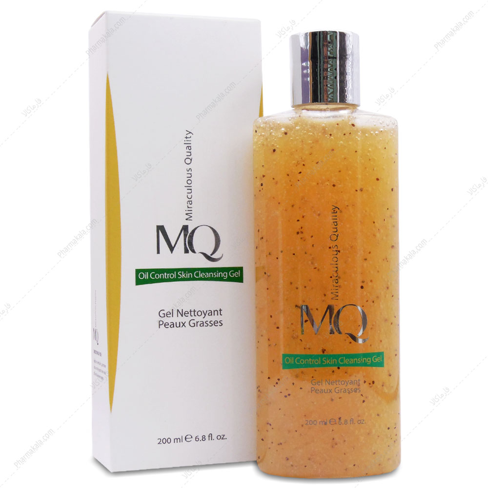 ژل شستشو و لایه بردار صورت پوست چرب ام کیو ژل شستشو و لایه بردار صورت پوست چرب ام کیو