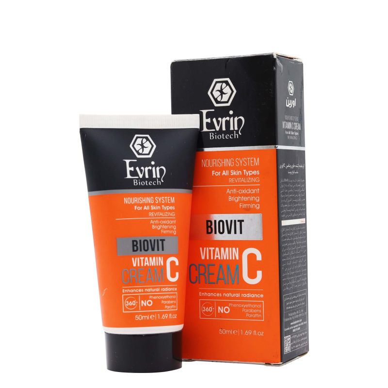 کرم تغذیه کننده پوست حاوی ویتامین C مناسب انواع پوست کرم تغذیه کننده پوست حاوی ویتامین C مناسب انواع پوست