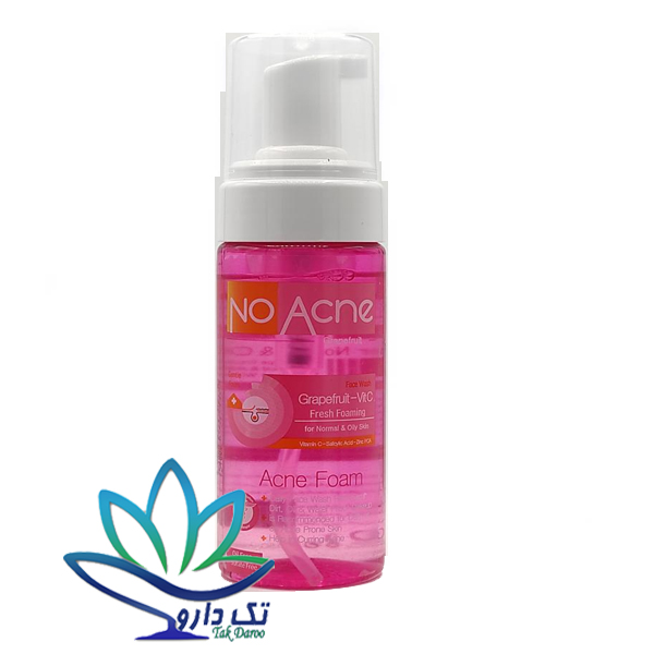 فوم شستشو صورت نو آکنه حاوی ویتامین c حجم 150 میلی لیتر