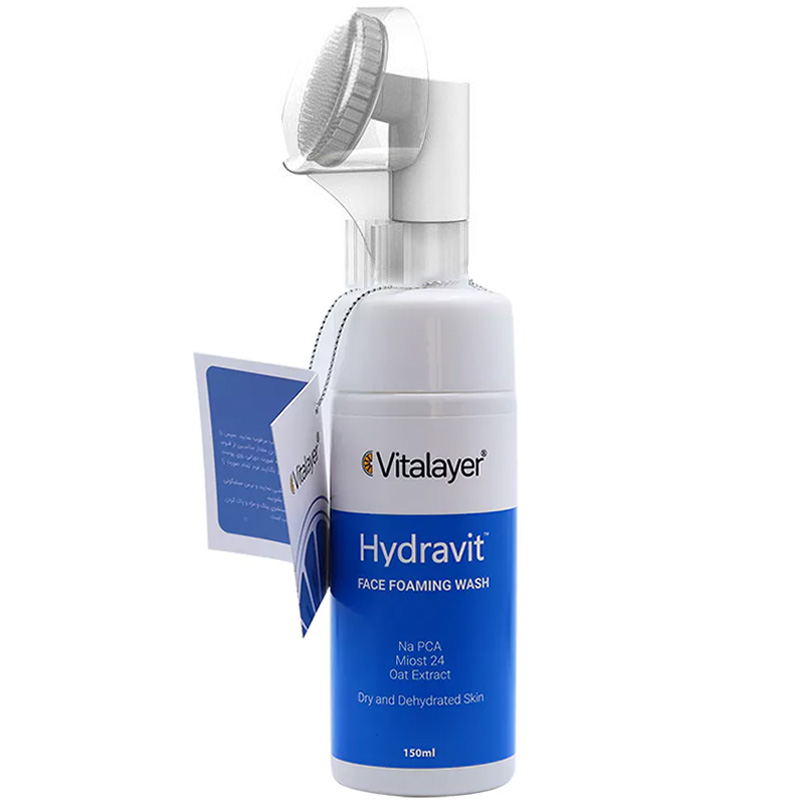 فوم شستشوی صورت پوست خشک هیدراویت ویتالیر 150 میلی لیتر