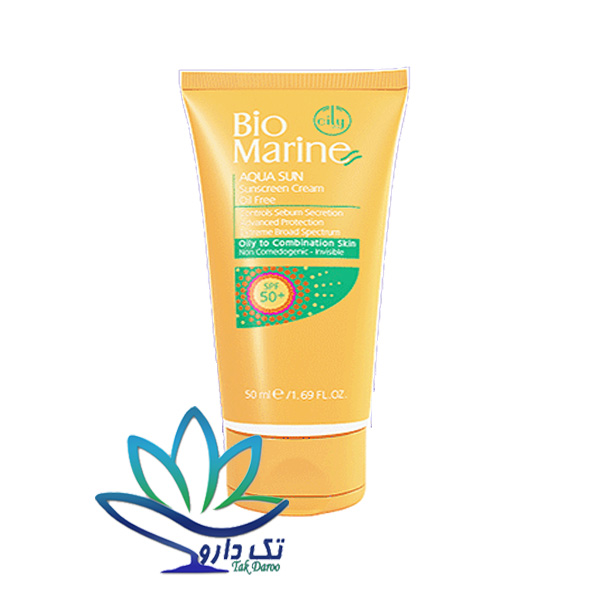 ضد آفتاب بی رنگ فاقد چربی SPF50 بایومارین