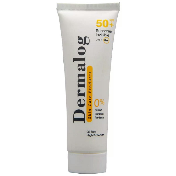 کرم ضد آفتاب بی رنگ پوست خشک درمالوگ SPF50