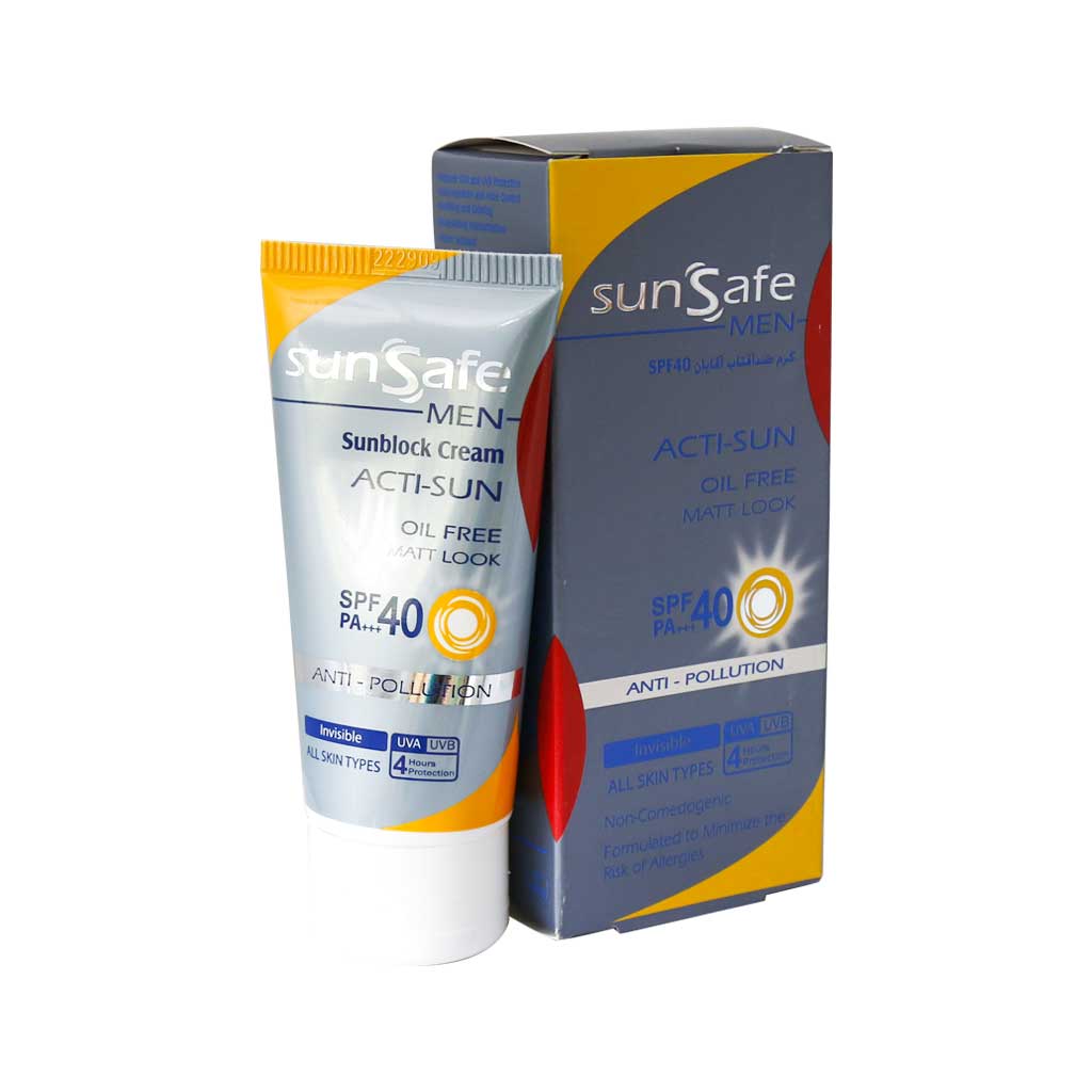 کرم ضد آفتاب SPF40 آقایان سان سیف