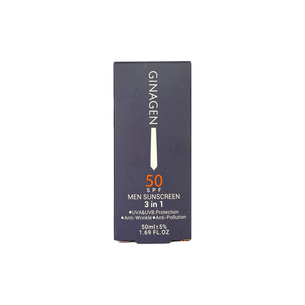 کرم ضد آفتاب 3 در 1 آقایان ژیناژن با SPF50