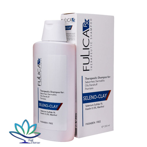 شامپو حاوی سلنیوم سولفاید و خاک رس آر ایکس 200 میلی لیتر فولیکا