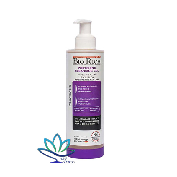 ژل شستشو روشن کننده و ضد لک بایو ریچ