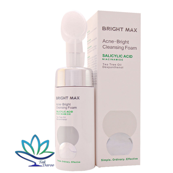 فوم شستشوی صورت آکنه برایت برایت مکس 150 میلی لیتر