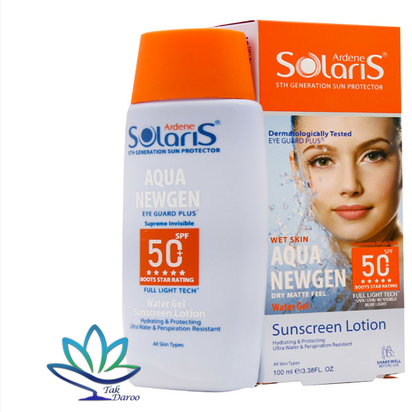 ضدآفتاب آبرسان آکوا نیوژن SPF 50 سولاریس آردن ضدآفتاب آبرسان آکوا نیوژن SPF 50 سولاریس آردن