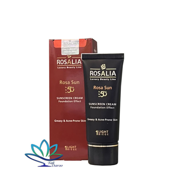 ضد آفتاب رنگی مناسب پوست چرب لایت رزالیا
