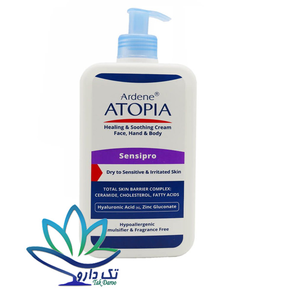 کرم مرطوب کننده و التیام بخش آتوپیا آردن مناسب پوست های خشک و حساس