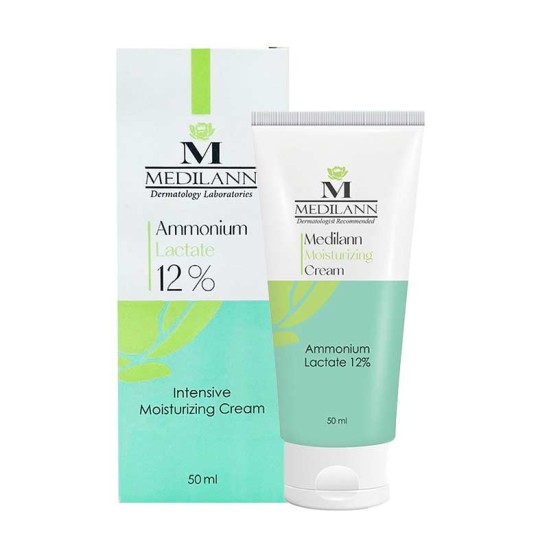 کرم مرطوب کننده آمونیوم لاکتات 12 درصد مدیلن