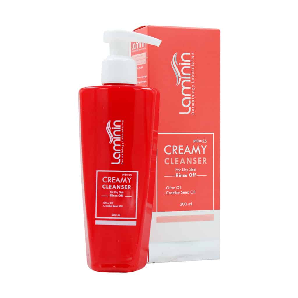 شوینده کرمی لامینین مناسب پوست خشک ۲۰۰ میلی لیتر شوینده کرمی لامینین مناسب پوست خشک ۲۰۰ میلی لیتر