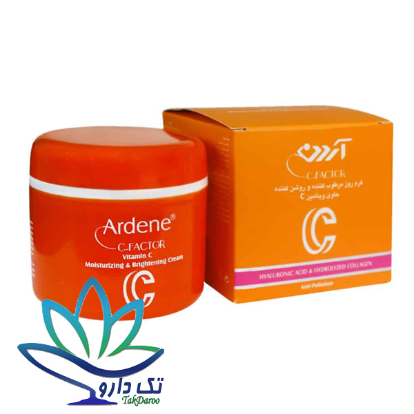 کرم روز مرطوب کننده و روشن کننده سی فکتور آردن 150 میلی لیتر