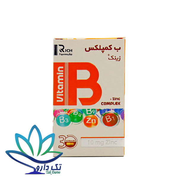 کپسول ب کمپلکس و زینک بهستان 30 عددی