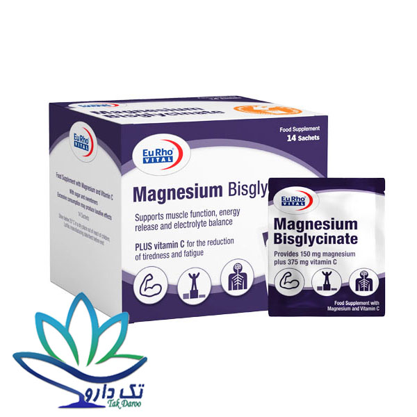  ساشه منیزیم بیس گلیسینات یوروویتال 14 عددی