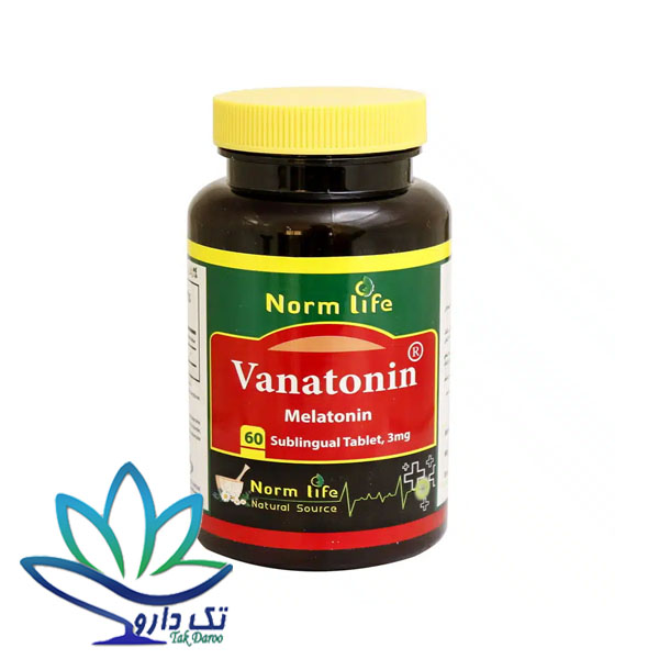 قرص زیر زبانی واناتونین ملاتونین 3 میلی گرم نورم لایف