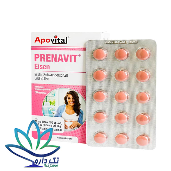 قرص پریناویت آیزن آپوویتال 30 عدد