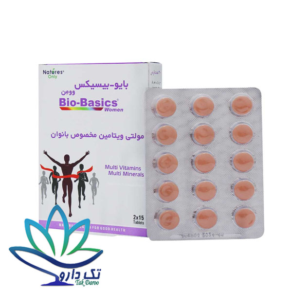 قرص مولتی ویتامین بایوبیسیکس نیچرز اونلی مخصوص بانوان 30 عدد