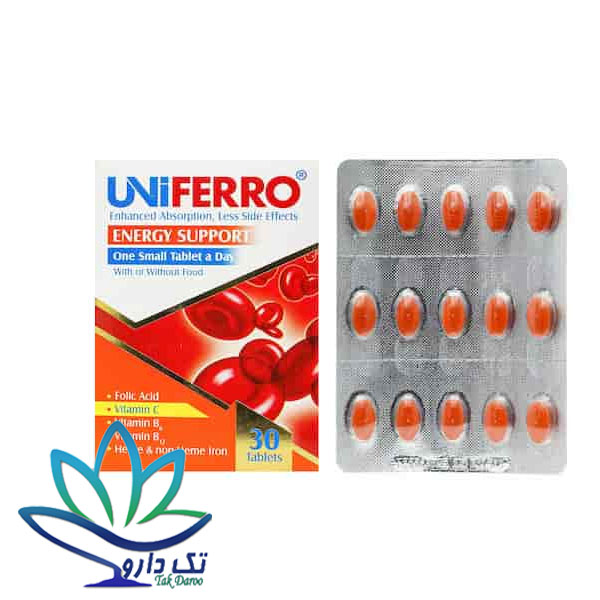 قرص یونی فرو ابیان دارو 30 عدد