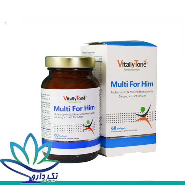 کپسول ژلاتینی مولتی فور هیم ویتالی تون 60 عدد کپسول ژلاتینی مولتی فور هیم ویتالی تون 60 عدد