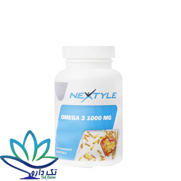 کپسول ژلاتینی امگا ۳ ۱۰۰۰ میلی گرم نکستایل ۶۰ عدد کپسول ژلاتینی امگا ۳ ۱۰۰۰ میلی گرم نکستایل ۶۰ عدد