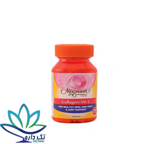 کپسول کلاژن و ویتامین سی مگنوم ویتامینز 30 عددی